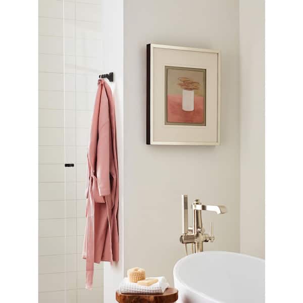 Davenport Knob Double Robe Hook in Oil Rubbed Bronze