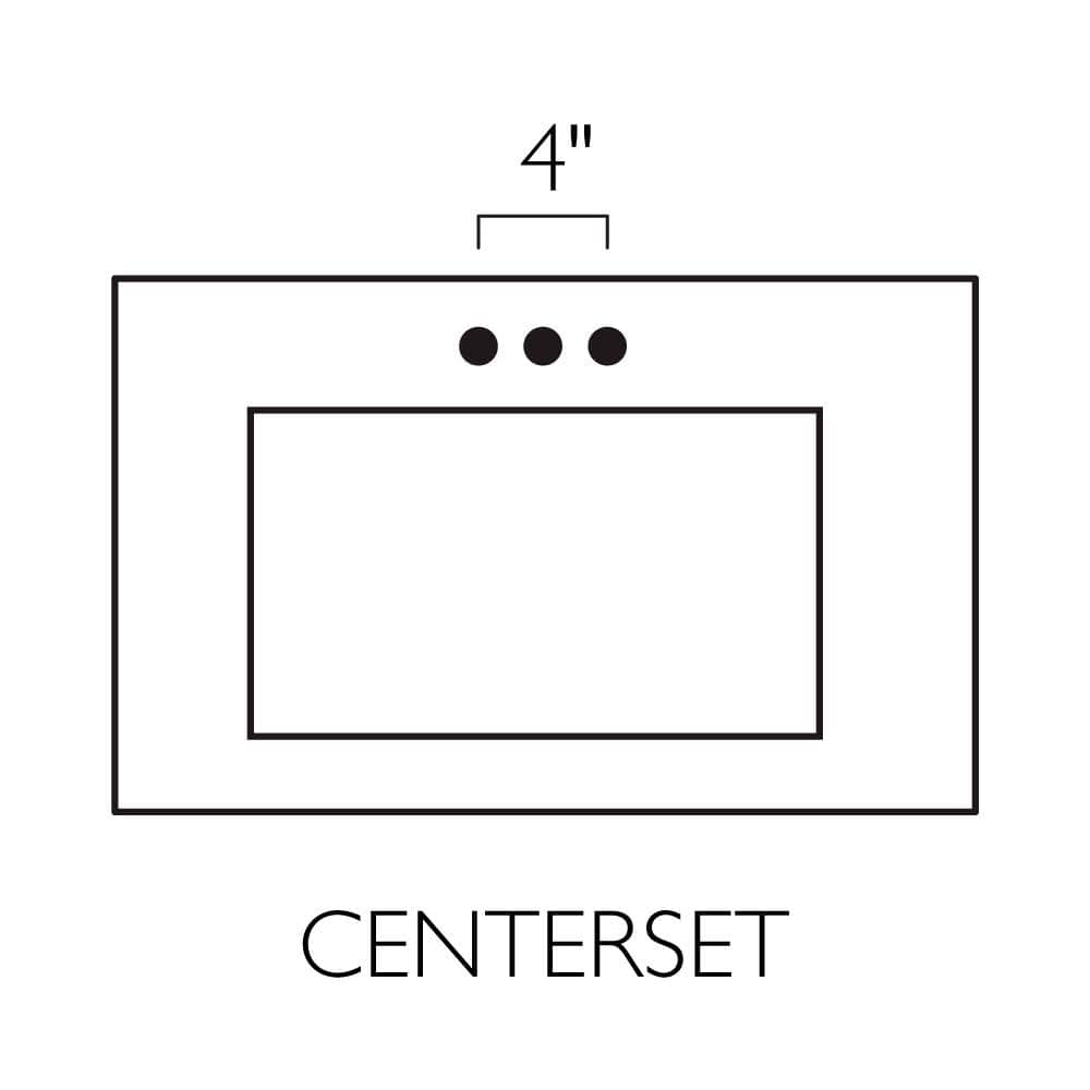 49-Inch Solid White Cultured Marble Vanity Top with Integrated Sink and Backsplash