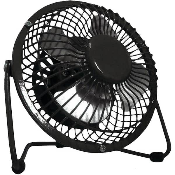 Optimus 4 in. One Speed Personal Table Fan with Tilt Head Feature