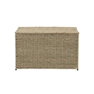 Small Wicker Storage Chest, Natural
