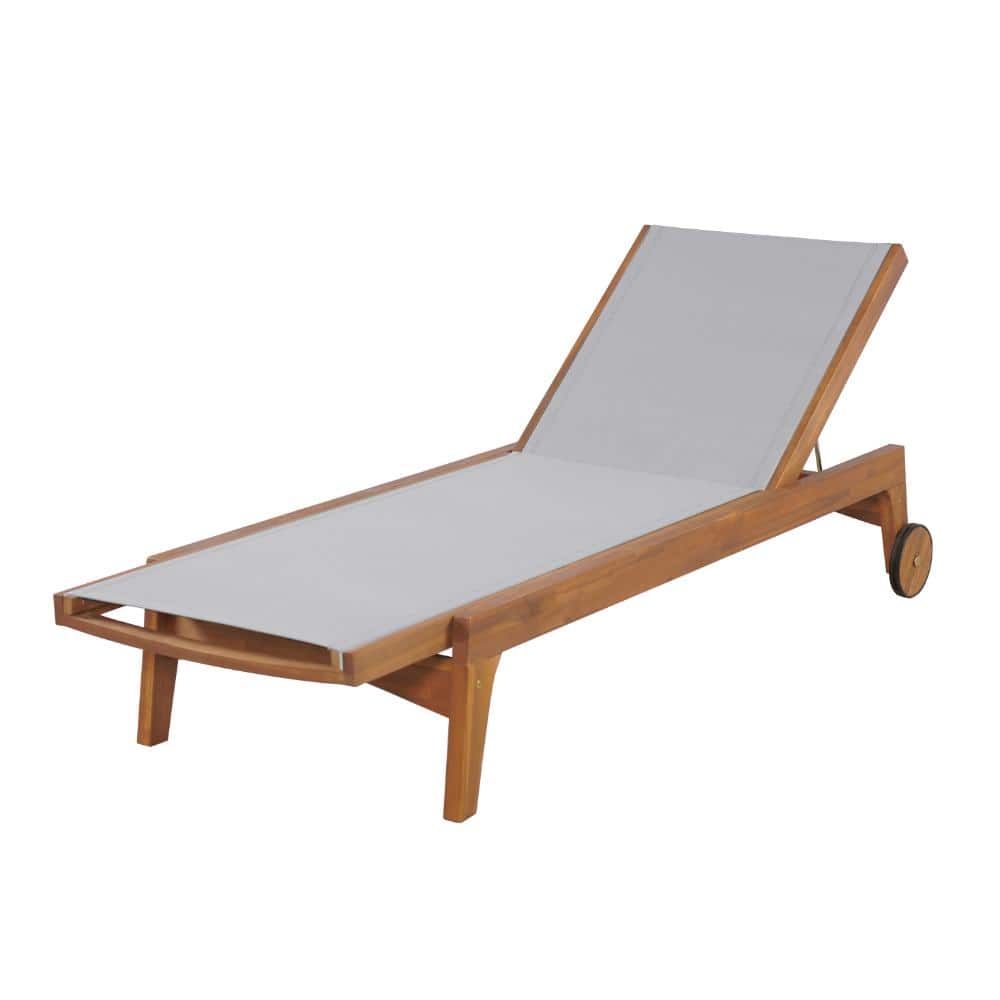 77.5 in. x 28.5 in. Grey Chaise Lounge for Backyard price history on PriceWatchPro