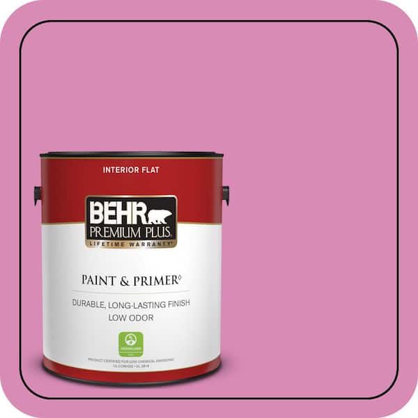 BEHR PREMIUM PLUS 1 gal. #P120-3 High Maintenance Flat Low Odor Interior Paint & Primer