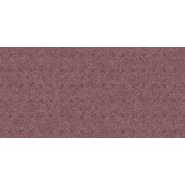 Advantage Peugot Merlot Geometric Wallpaper Sample