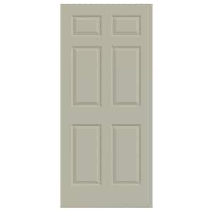 36 in. x 80 in. Colonist Desert Sand Painted Smooth Solid Core Molded Composite MDF Interior Door Slab
