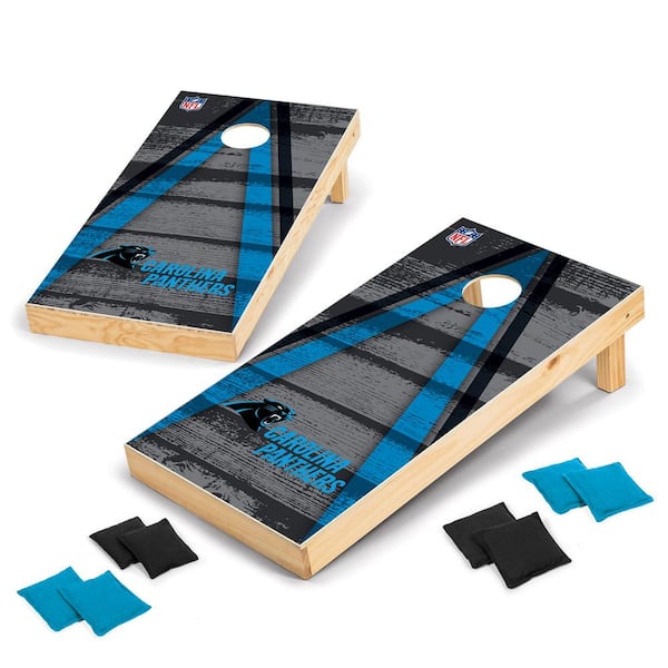 Wild Sports Carolina Panthers 24 in. W x 48 in. L Cornhole Bag Toss Set  1-16047-VT104XD - The Home Depot