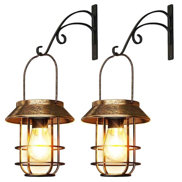 Outdoor Decor, Solar Lantern Outdoor Lights (2-Pack)