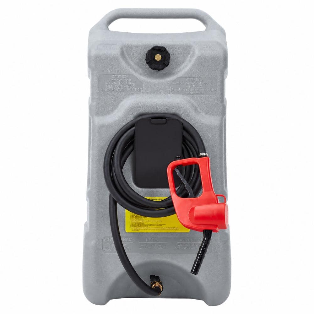 15 Gallon Fuel Caddy Transfer Tank on Wheels, Leak-Proof, Manual Siphon Pump,10 ft Hose, For Generator,Lawn Mower,Boat price history on PriceWatchPro