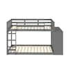 Donco Kids Grey Twin over Twin Mission Chest Bunk Bed 1600-TTDG - The ...