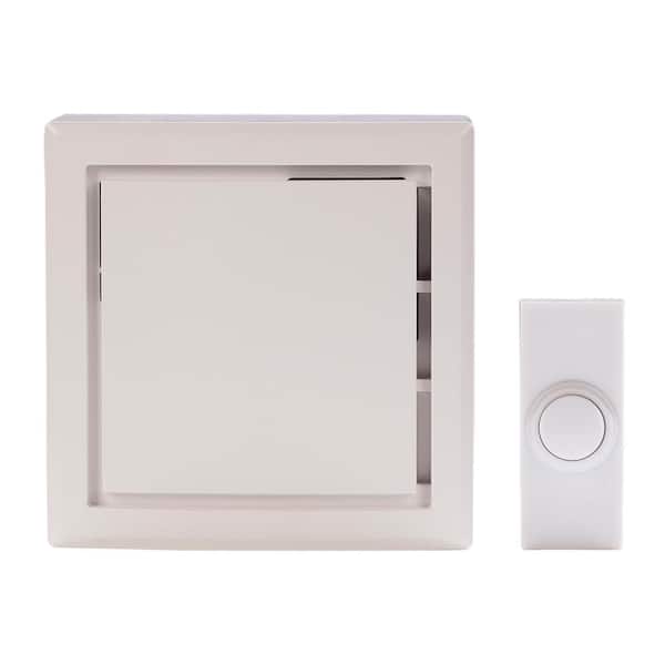 Defiant DO NOT SELL Wireless Plug-In Doorbell Kit with Wireless Push Button, White