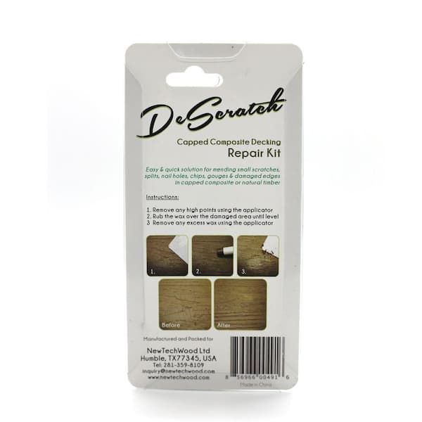 DeScratch Composite Decking Repair Kit in Castle Gray