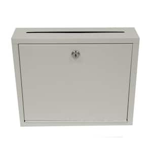 Large Size Steel Multi-Purpose Beige Drop Box Mailbox with Suggestion Cards