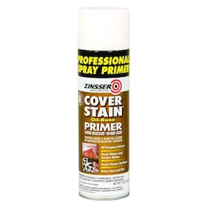 Cover Stain 16 oz. White Oil-Based Interior/Exterior Professional Primer and Sealer Spray (6-Pack)