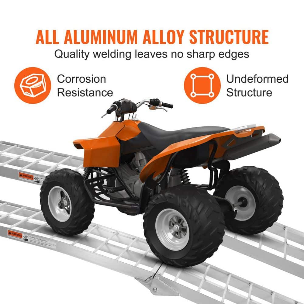 Heavy-Duty Aluminum Foldable Loading Ramps for Trucks and Trailers