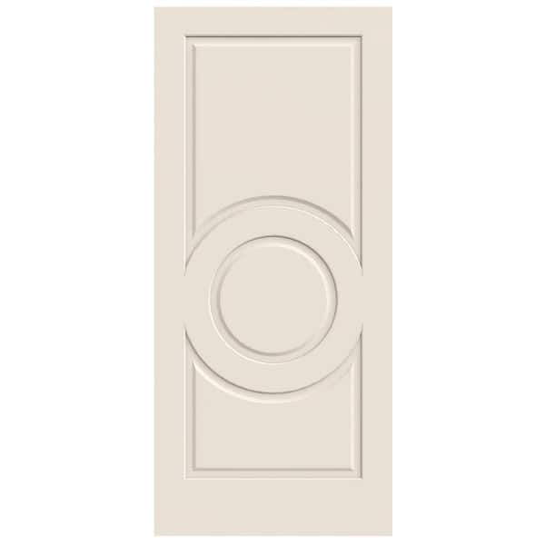 JELD-WEN 36 in. x 80 in. Primed C3340 3-Panel Solid Core Premium Composite Interior Door Slab