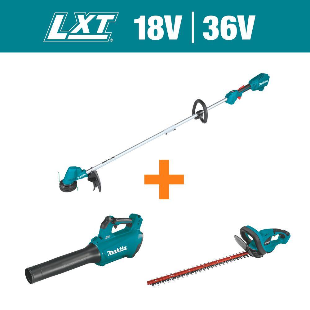 Makita LXT 18V Cordless 13 in. String Trimmer, Tool-Only with LXT Leaf ...