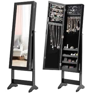 17 1/2" Tall Black Cardboard Necklace/Scarf Easel Display Stand 10 Pcs/Set 