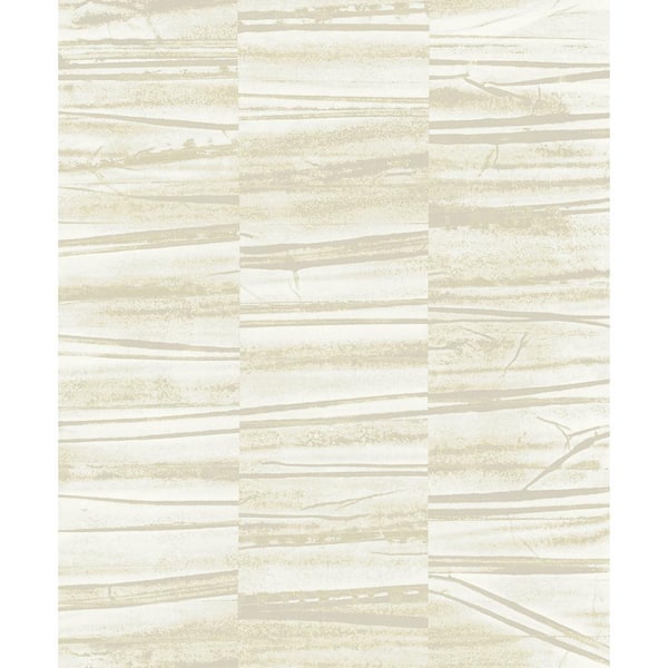 A-Street Prints Lithos Light Yellow Geometric Marble Paper Strippable Wallpaper (Covers 57.8 sq. ft.)