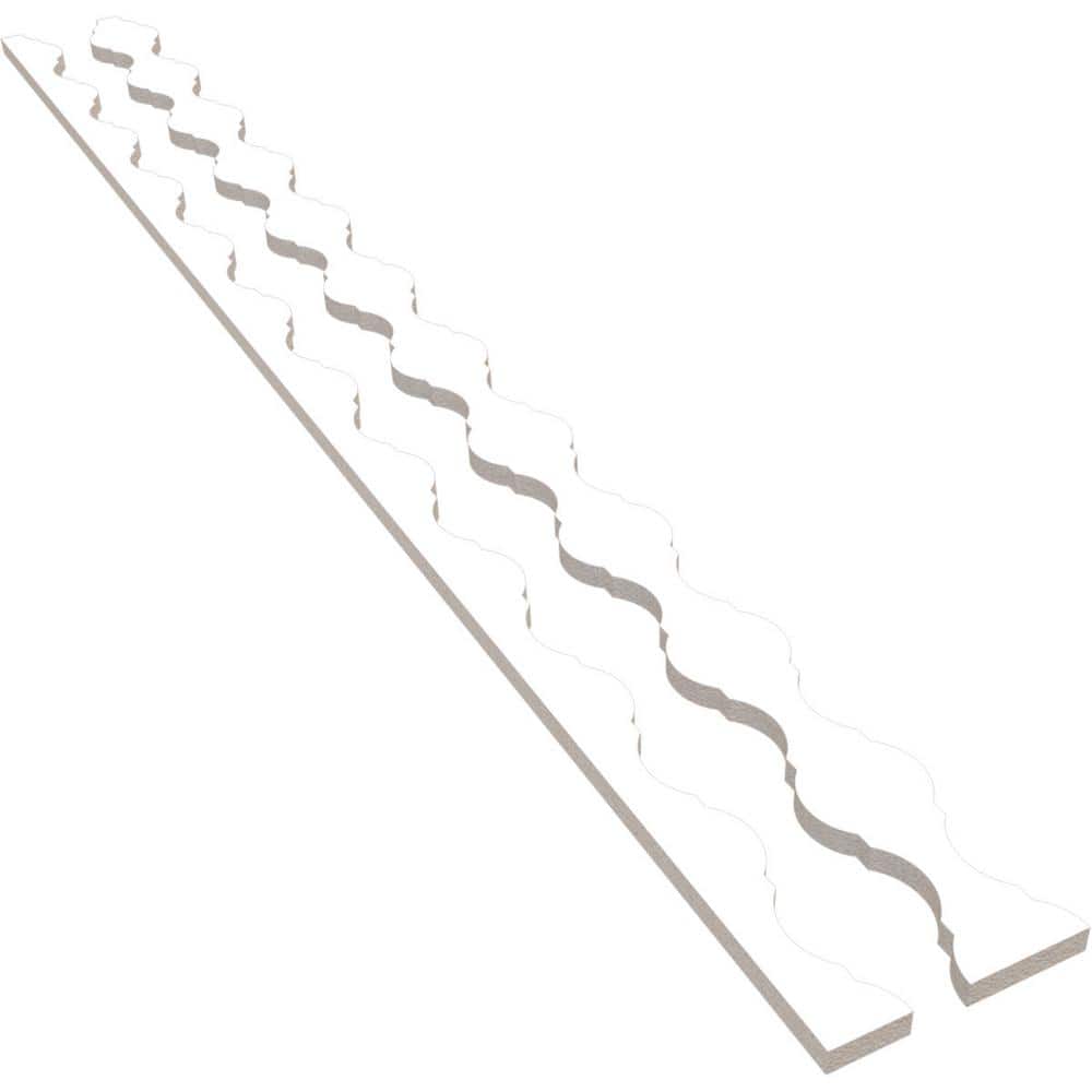 Casablanca 47 in. H x 0.5 in. W Slatwall Panels in PVC 31-Pack price history on PriceWatchPro