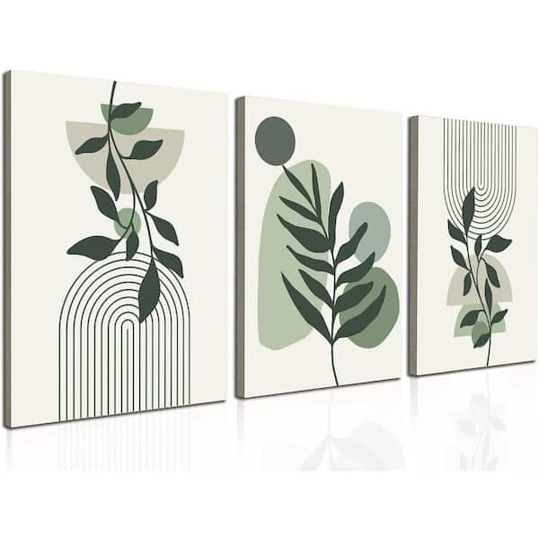 Monet Water Lilies 3-Piece Framed Poster 16 in. x 12 in