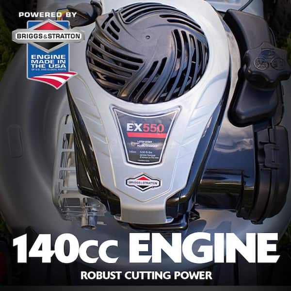 Murray - 21 in. 140 cc Briggs and Stratton Walk Behind Gas Push Lawn Mower with Height Adjustment and with Mulch Bag