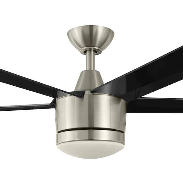 Merwry 52 in LED Indoor Brushed Nickel Ceiling Fan Replacement Parts 
