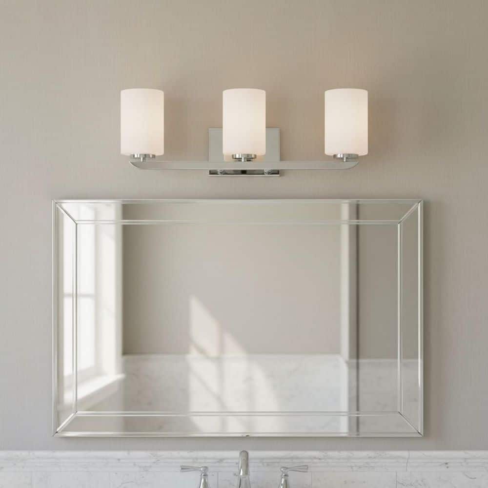 Kyra 24.0 in. 3-Light Polished Nickel Vanity Light price history on PriceWatchPro