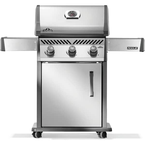 NAPOLEON Rogue 425 3-Buner Propane Gas Grill in Stainless Steel
