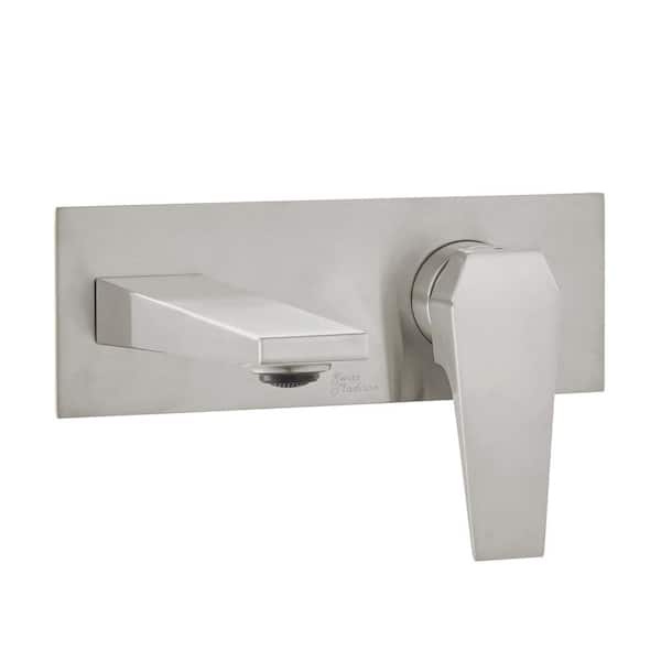 Swiss Madison Voltaire Single-Handle Wall Mount Bathroom Faucet in Brushed Nickel