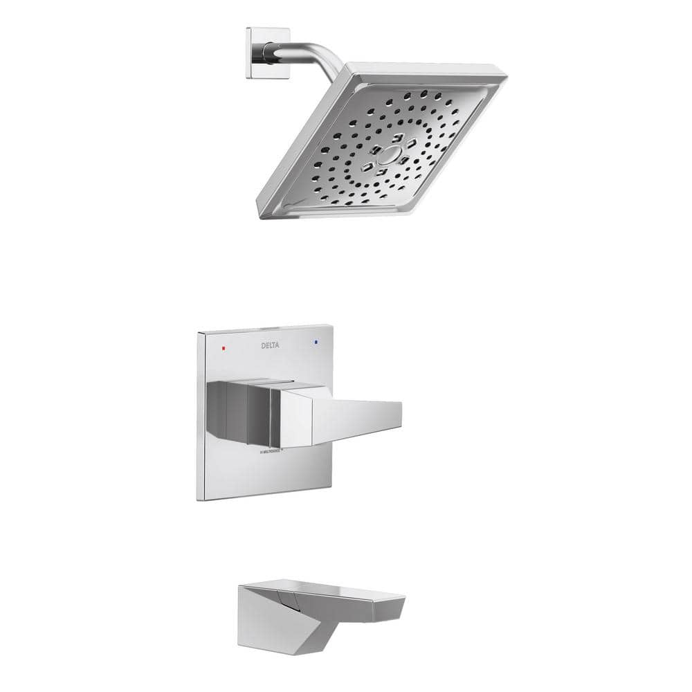 Delta Trillian 1Handle WallMount Tub and Shower Trim Kit in Lumicoat