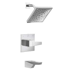 Trillian 1-Handle Wall-Mount Tub and Shower Trim Kit in Lumicoat Chrome (Valve Not Included)