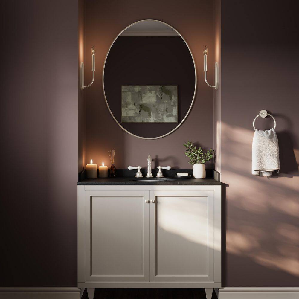 Reines 13 in. 1-Light Brushed Nickel New Traditional Wall Sconce price history on PriceWatchPro