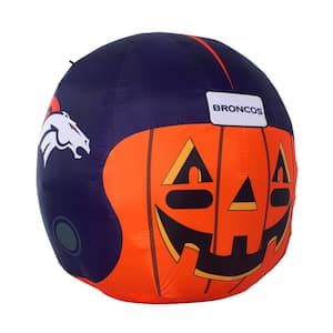 Denver Broncos Halloween Inflatable Jack-O' Helmet