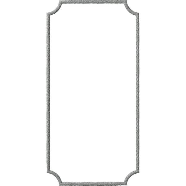 Ekena Millwork 13.35 Sq. Ft. Unfinished Polyurethane Dublin Panel Moulding Kit (Single Panel)