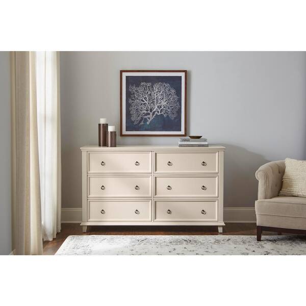 Home Decorators Collection Grantley Ivory 6-Drawer Dresser (38 in. H x 64 in. W x 18 in. D) M13702C61U - The Home Depot Home Decorators Collection Grantley Ivory 6-Drawer Dresser (38 in. H x 64 in. W x 18 in. D) M13702C61U - The Home Depot