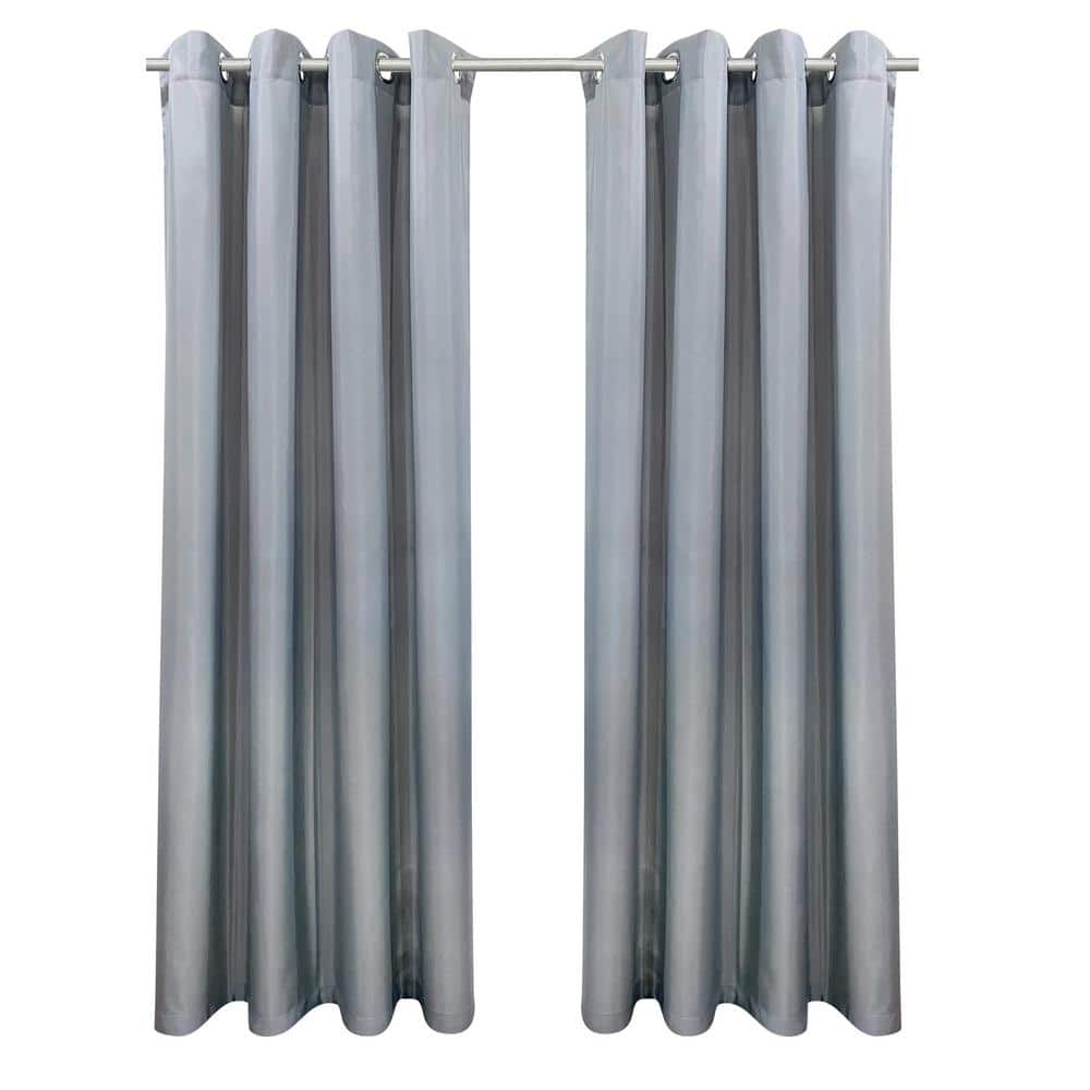 Seascapes 50 in. W x 96 in. L Light Filtering Grommet Indoor/Outdoor Curtai