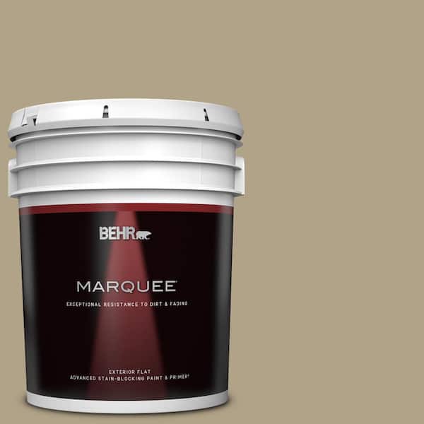 BEHR MARQUEE 5 gal. Home Decorators Collection #HDC-NT-12 Curly Willow Flat Exterior Paint & Primer