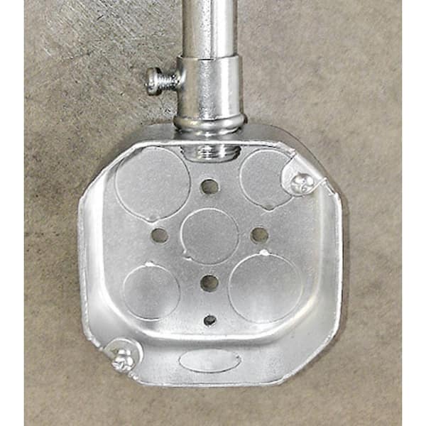 Southwire 4 in. W x 1-1/2 in. D Steel Metallic Octagon Box with