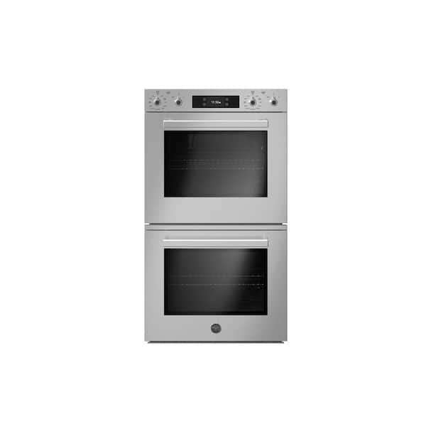 Bertazzoni Professional 30 in. Double Electric Wall Oven with Convection Self Cleaning in Stainless Steel