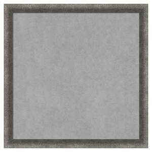 Burnished Concrete Narrow 22 in. x 22 in. Framed Magnetic Board