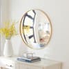 Home Decorators Collection Round Convex Mirror in Gold (24 in. D) H5-MH ...