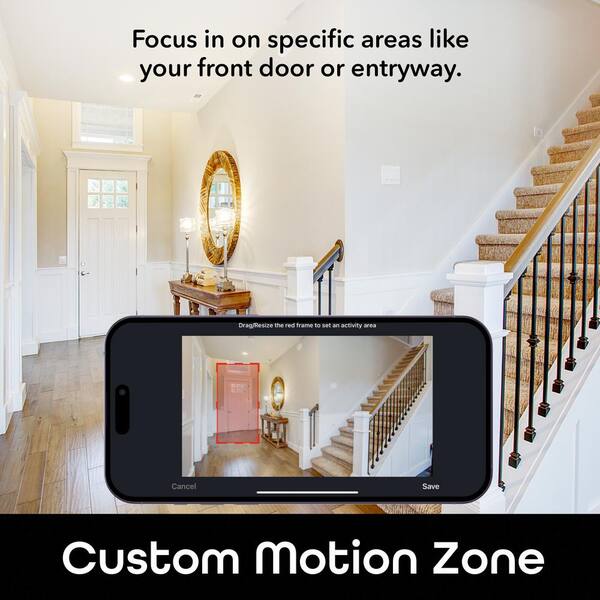Geeni Insight Smart Wired Security Camera for Home - 2K Quad HD 