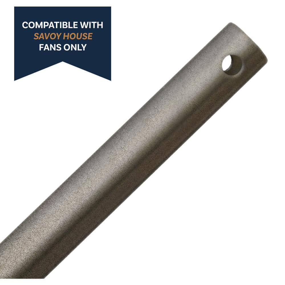 72-Inch Aged Steel Ceiling Fan Downrod