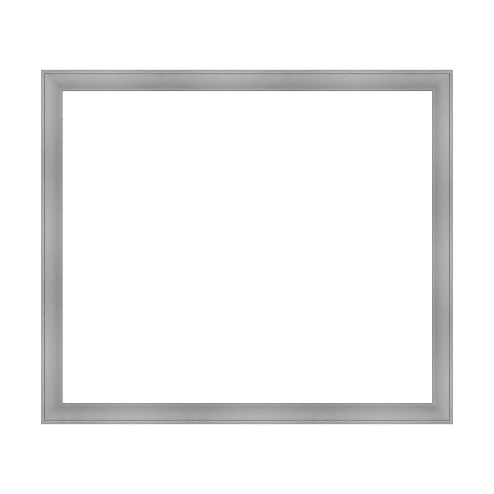 Mirror Makeover Flair Polished Nickel 43.25 in. W x 37.25 in. H Bathroom Mirror Frame Border Kit-Fits a 42 x 36 Mirror price history on PriceWatchPro