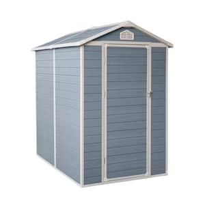 Installed 6 ft. W x 4 ft. D Plastic Storage Shed with Window (24 sq. ft.)