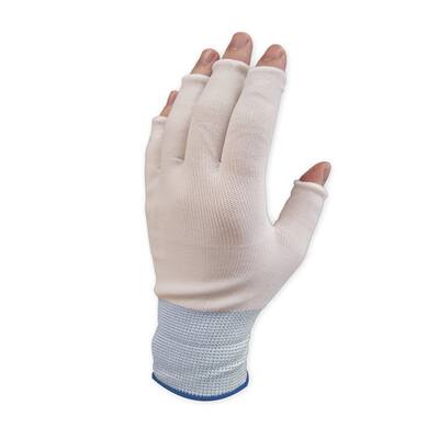 Half Finger Large Nylon Work Gloves (300-Pack)