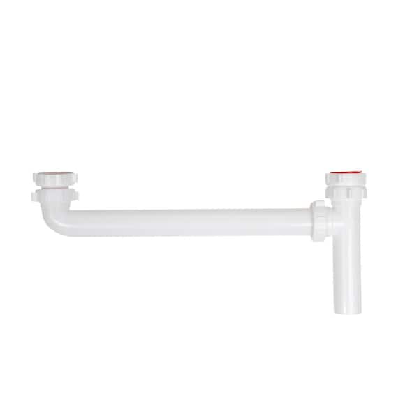 Oatey 1-1/2 in. White Plastic Slip-Joint Sink Drain Outlet Waste