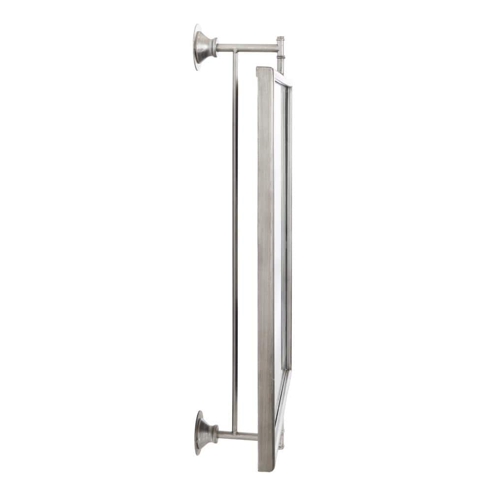 Darbridge Silver Rectangular Pivot Bathroom Vanity Mirror