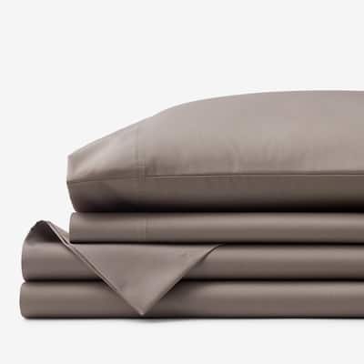 Company Cotton Wrinkle Free Sateen Cinder Sateen King Sheet Set