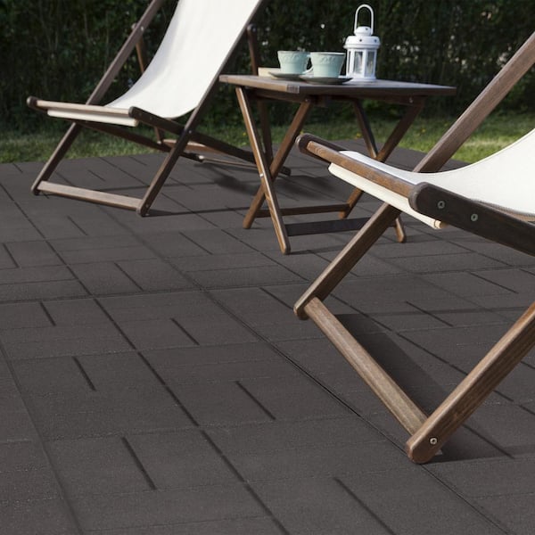 Have a question about Pure Garden 5.33 ft. x 5.33 ft. Rubber Deck