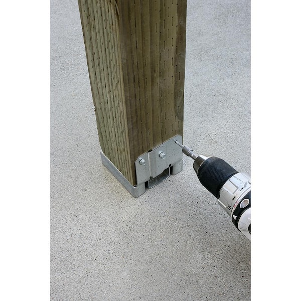 Simpson Strong-Tie 4 In. x 4 In. 12 ga base Z-Max Post Base - Bliffert  Lumber and Hardware